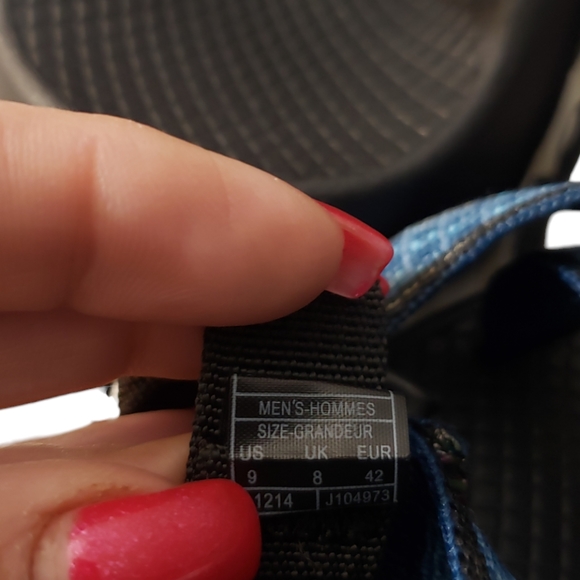 Chaco Men's z1 Cloud Sandals Blue Toe Loop Vibram Sole sz 9 - Picture 7 of 7